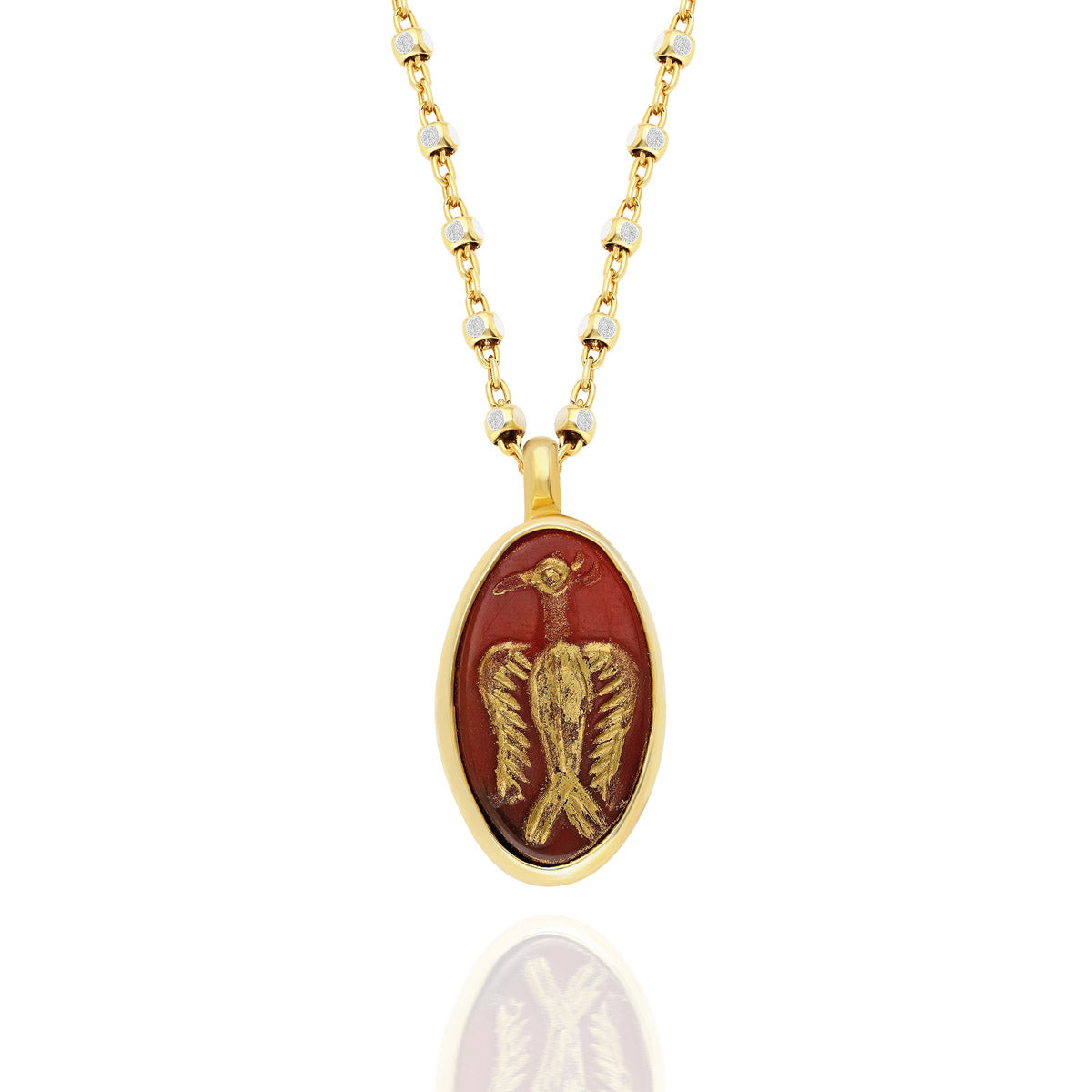 Avis Stone Chain Necklace