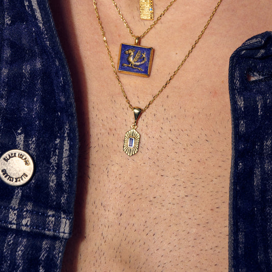 Sapphire Chain Necklace