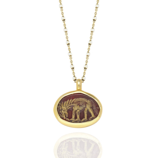 Asinus Stone Chain Necklace