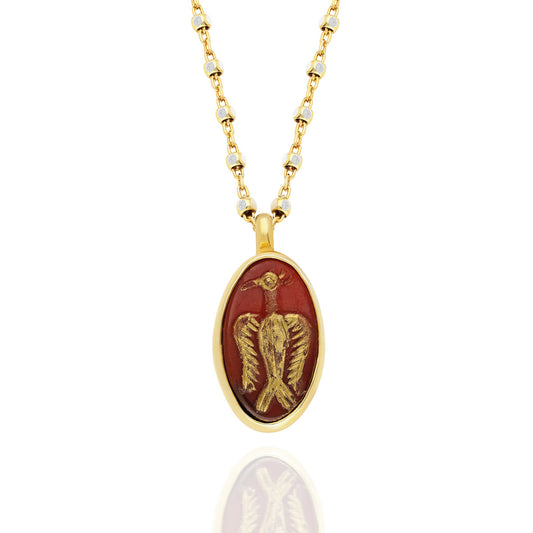Avis Stone Chain Necklace